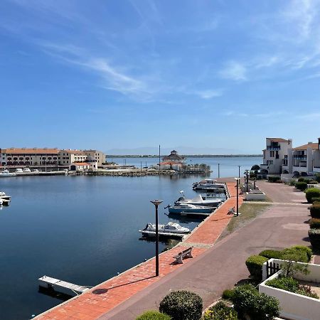 T2 Sur Marina Avec Vue Spectaculaire Appartement Le Barcarès Buitenkant foto