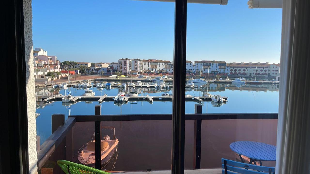 T2 Sur Marina Avec Vue Spectaculaire Appartement Le Barcarès Buitenkant foto