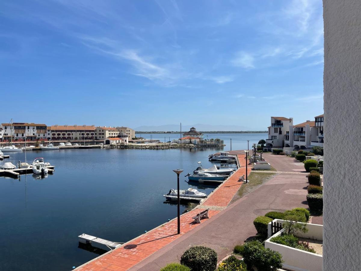 T2 Sur Marina Avec Vue Spectaculaire Appartement Le Barcarès Buitenkant foto